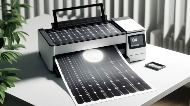 Foto - Yeşil enerjide vites yükselttiler! Yazdırılabilir organik güneş paneli