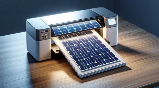 Foto - Yeşil enerjide vites yükselttiler! Yazdırılabilir organik güneş paneli