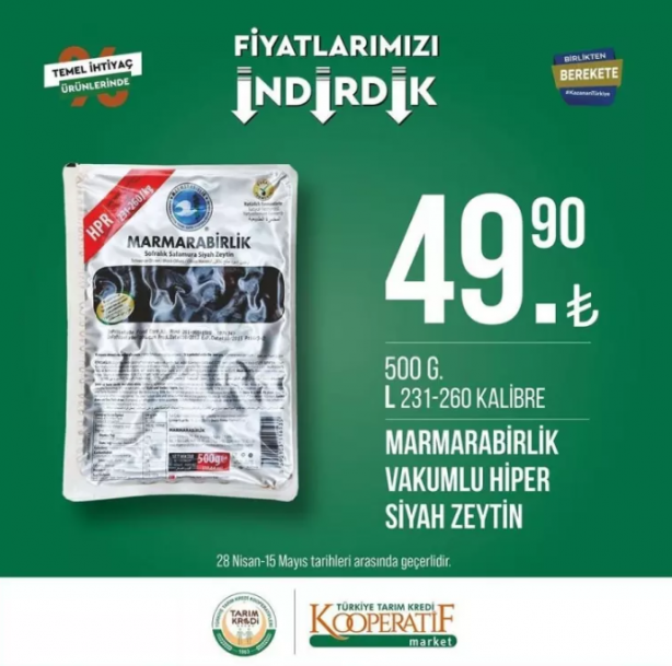 Foto - Yetişen alıyor! Tarım kredi marketleri indirimli ürünler listesi paylaştı