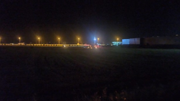 Foto - Yıldırımın düştüğü tarla alev alev yandı