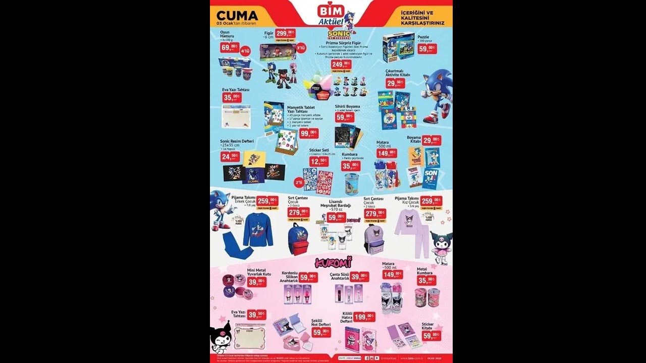 Foto - Yılın ilk indirim kataloğu açıklandı! BİM'de 2-3 Ocak indirimleri belli oldu