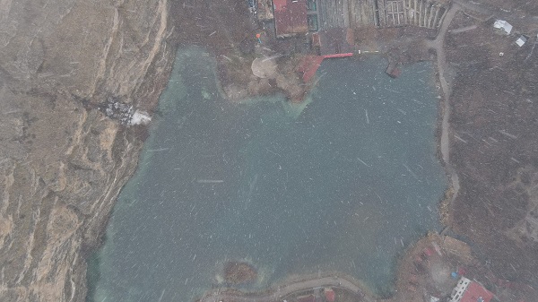 Foto - Yılın ilk kar yağışı nefes kesti!