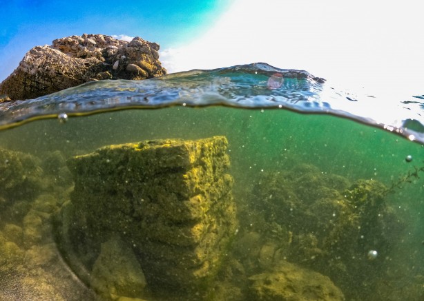 Yıllardır keşfedilmeyi bekliyordu! Batık şehirden inanılmaz görüntüler