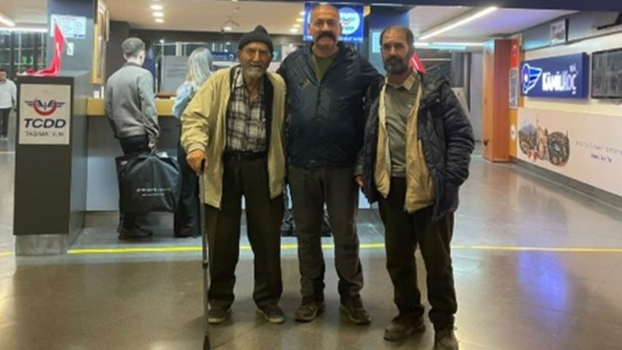 Foto - Yıllardır mağarada yaşıyordu! 83 yaşındaki babası kilometrelerce yol gelip oğlunu aldı 