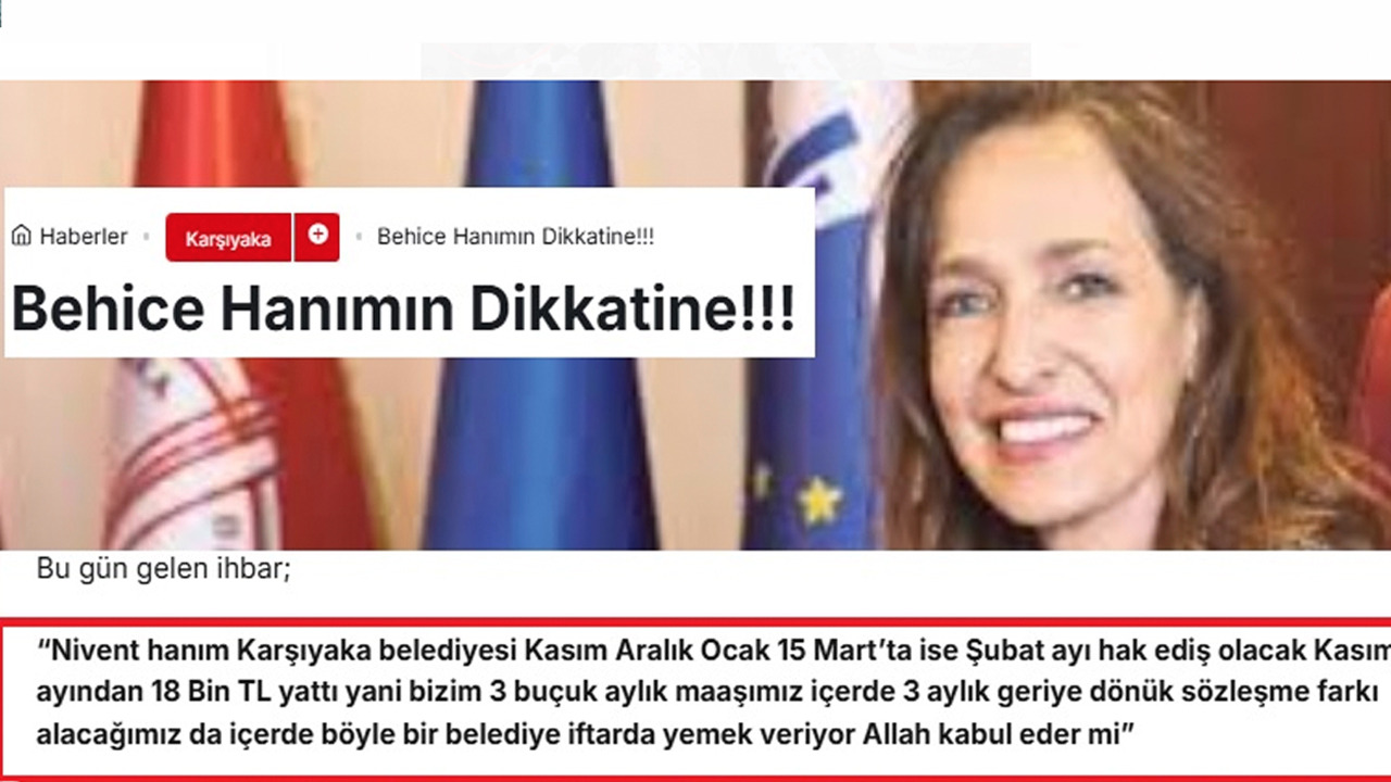 Foto - Yine bir CHP'li belediye.. İşçiye 