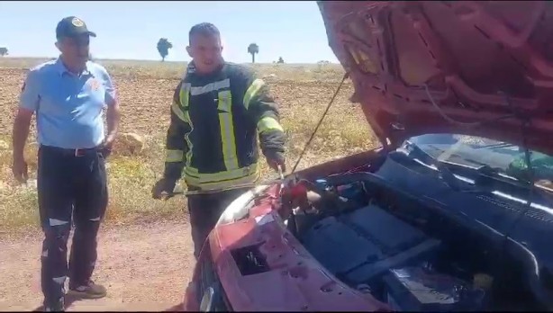 Foto - Yok artık daha neler! Aracın motorundan bakın ne çıktı