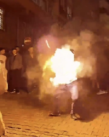 Foto - Yok artık daha neler! Asker eğlencesinde korku dolu anlar