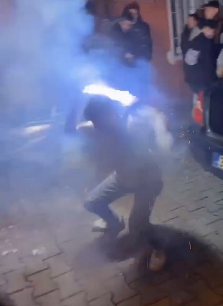 Foto - Yok artık daha neler! Asker eğlencesinde korku dolu anlar