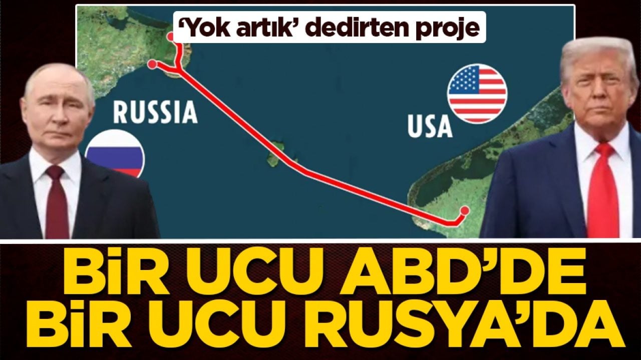 ‘Yok artık’ dedirten proje! Bir ucu ABD’de bir ucu Rusya’da 