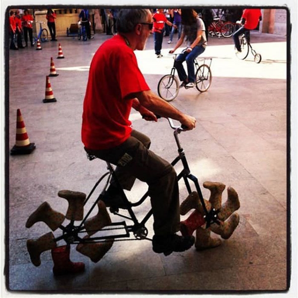 Foto - Yok artık diyeceğiniz bisiklet tasarımları