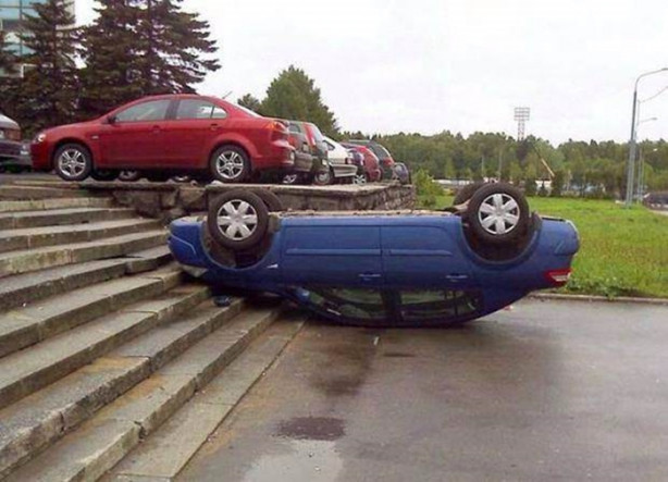 Foto - Yok artık diyeceksiniz! İşte en sıra dışı trafik kazaları...