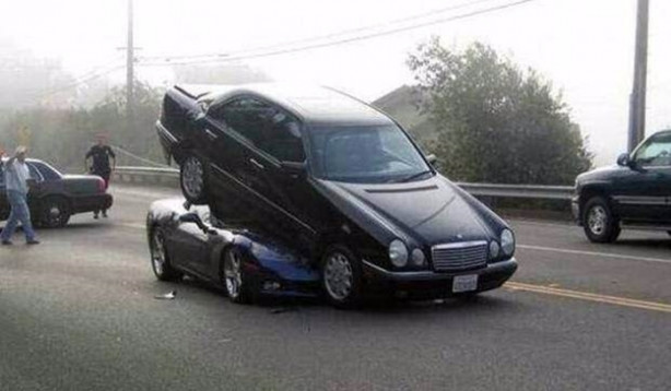 Foto - Yok artık diyeceksiniz! İşte en sıra dışı trafik kazaları...