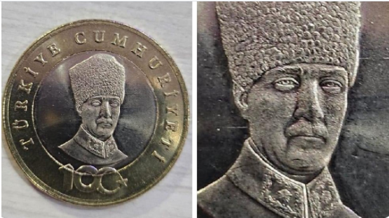 Foto - Yok böyle sahtekarlık! Sözcü gazetesi 5 lira üzerindeki Atatürk rölyefi ile oynayıp dezenformasyon yapmış