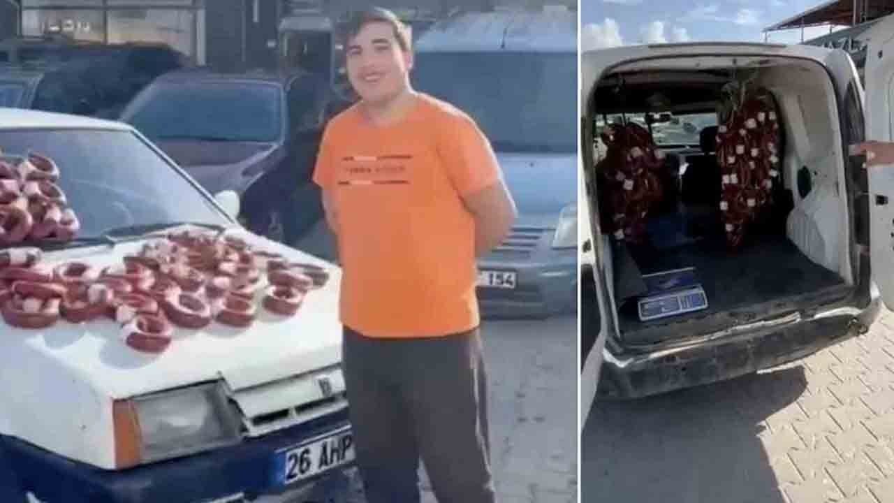 Yok böyle takas: Al arabayı ver sucukları