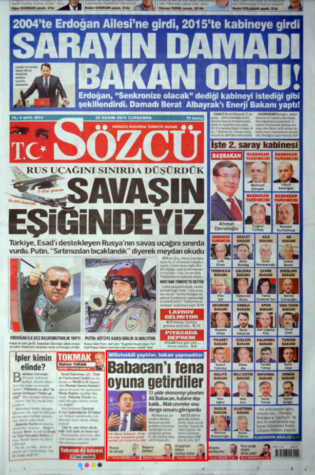 Foto - Yok öyle bir Türkiye artık bunu kafanıza sokun! Sözcü İsrail uşaklığı uğruna kıvırdıkça kıvırdı ama nafile