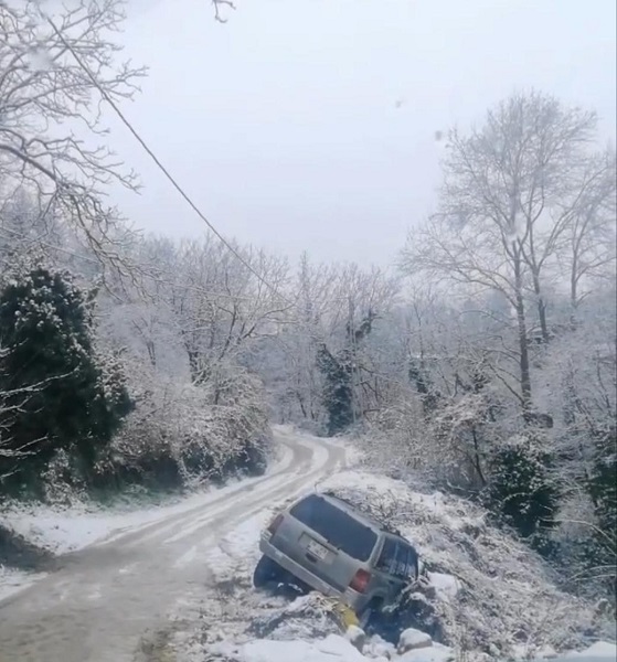 Foto - Yol adeta buz pistine döndü! 