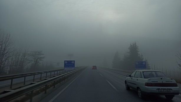 Foto - Yola çıkacaklar dikkat! 5 metreden ötesi görülmüyor