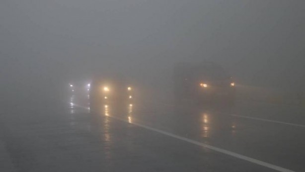 Foto - Yola çıkacaklar dikkat! Görüş mesafesi 10 metreye düştü