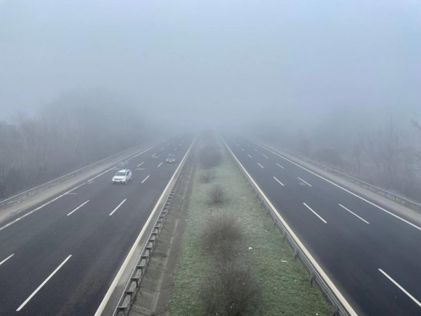 Foto - Yola çıkacaklar dikkat! Görüş mesafesi azaldı