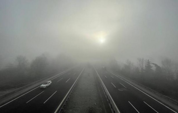 Foto - Yola çıkacaklar dikkat! Görüş mesafesi azaldı