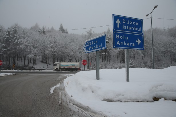Foto - Yola çıkacaklar dikkat! Kar yağışı başladı