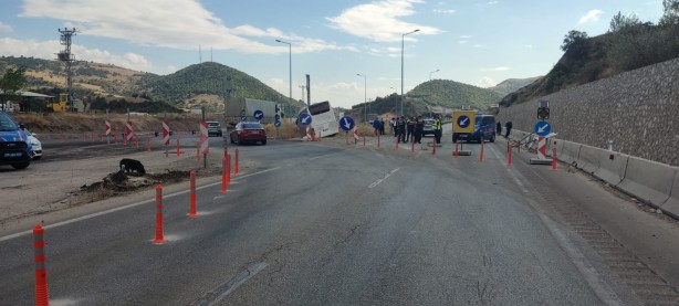 Foto - Yolcu otobüsü kaza yaptı: 1 yaralı