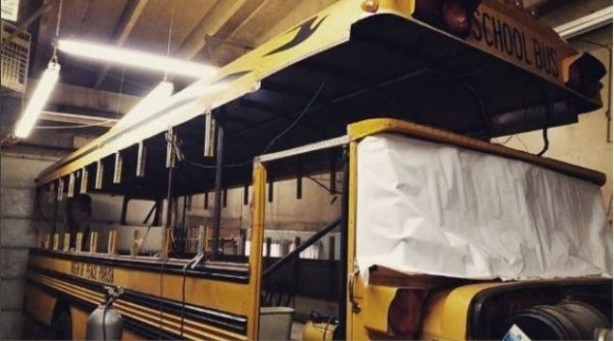 Foto - Yolcu otobüsünü eve dönüştürdü