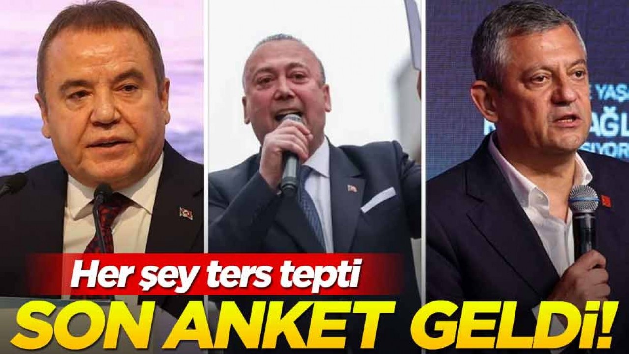 Yolsuzluk soruşturmaları sonrası bomba anket! CHP'nin oyları dibi gördü