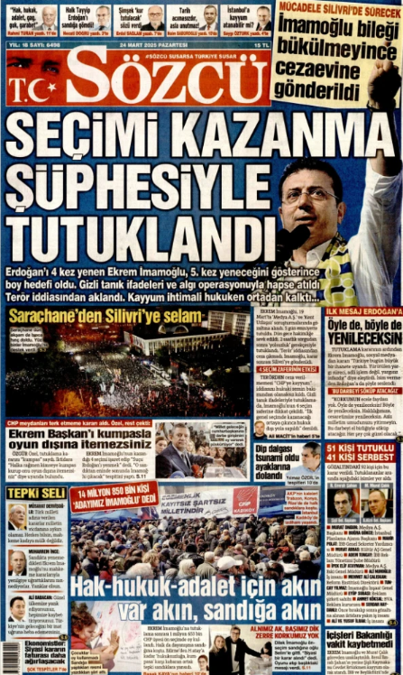 Foto - Yolsuzluktan Tutuklanmıştı! Hangi gazete haberi nasıl verdi? İşte akılalmaz manşetler