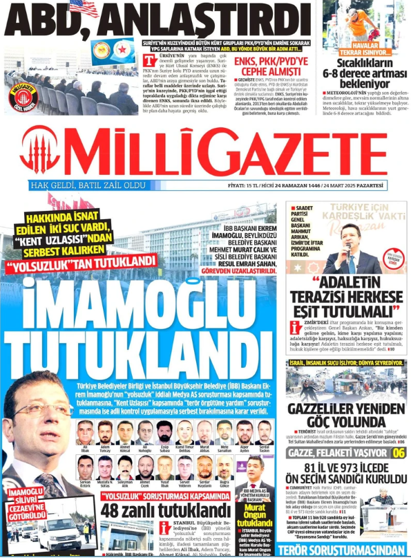 Foto - Yolsuzluktan Tutuklanmıştı! Hangi gazete haberi nasıl verdi? İşte akılalmaz manşetler