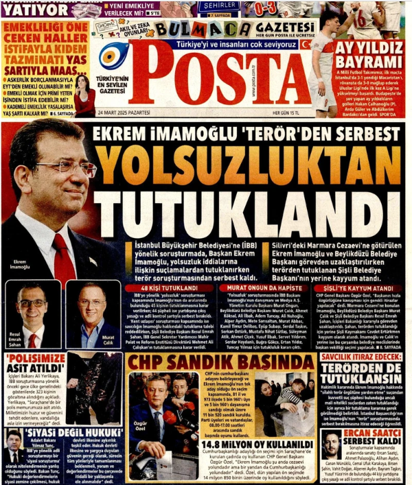 Foto - Yolsuzluktan Tutuklanmıştı! Hangi gazete haberi nasıl verdi? İşte akılalmaz manşetler