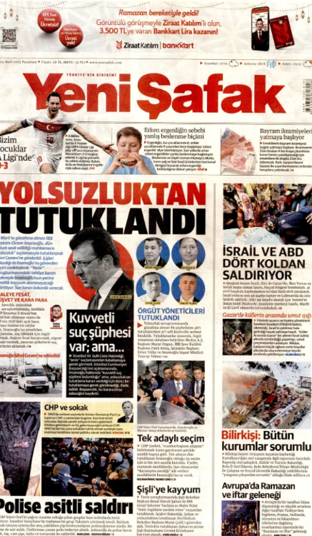 Foto - Yolsuzluktan Tutuklanmıştı! Hangi gazete haberi nasıl verdi? İşte akılalmaz manşetler