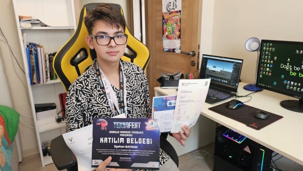 Foto - Yolun açık olsun çocuk! Daha 15 yaşında başardığı şeye bakın