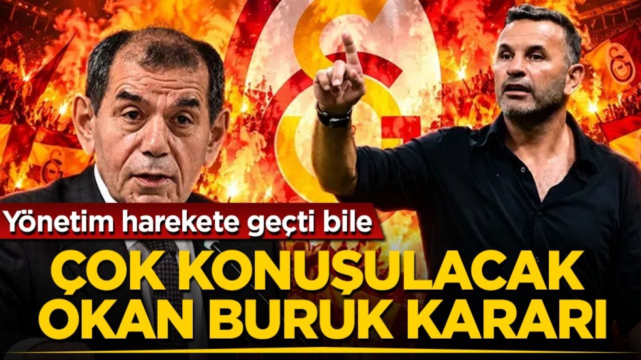 Yönetim harekete geçti bile! Galatasaray’da çok konuşulacak Okan Buruk kararı