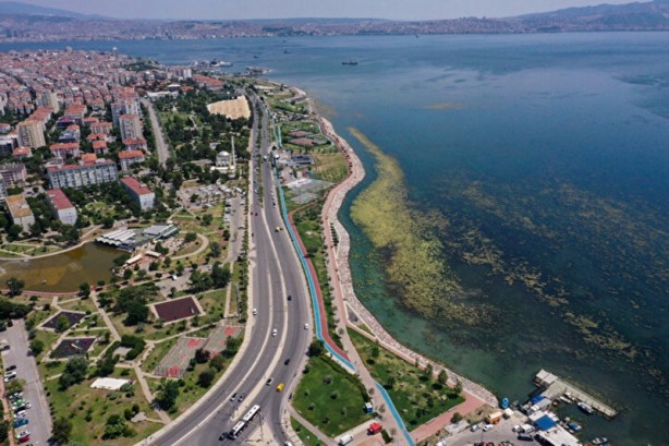Foto - Yosunlar her yeri istila etti: Görüntüler havadan kaydedildi