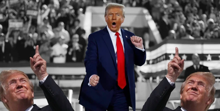 Foto - Yukarı bakma! Trump geldi uçaklar bir bir düşmeye başladı