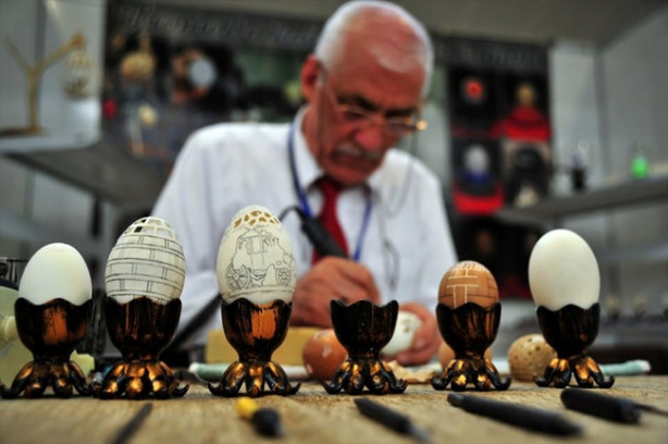 Foto - Yumurta kabuğunda muhteşem sanat!