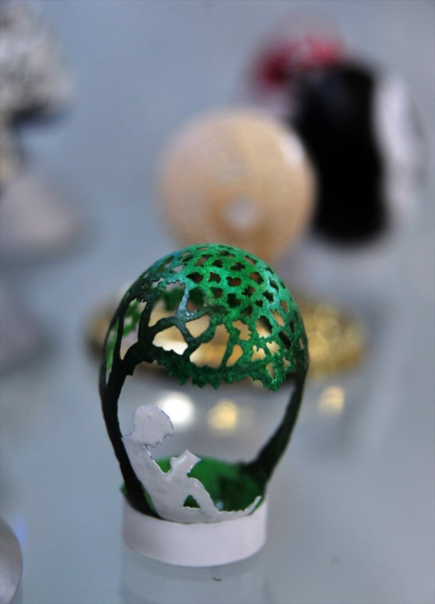 Foto - Yumurta kabuğunda muhteşem sanat!