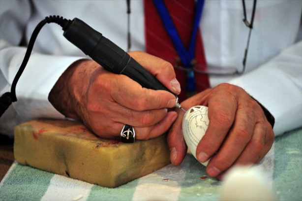 Foto - Yumurta kabuğunda muhteşem sanat!