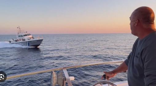 Foto - Yunan askerlerinden Mavi Vatan'da alçak saldırı! Zürafa Adası açıklarında vurdular