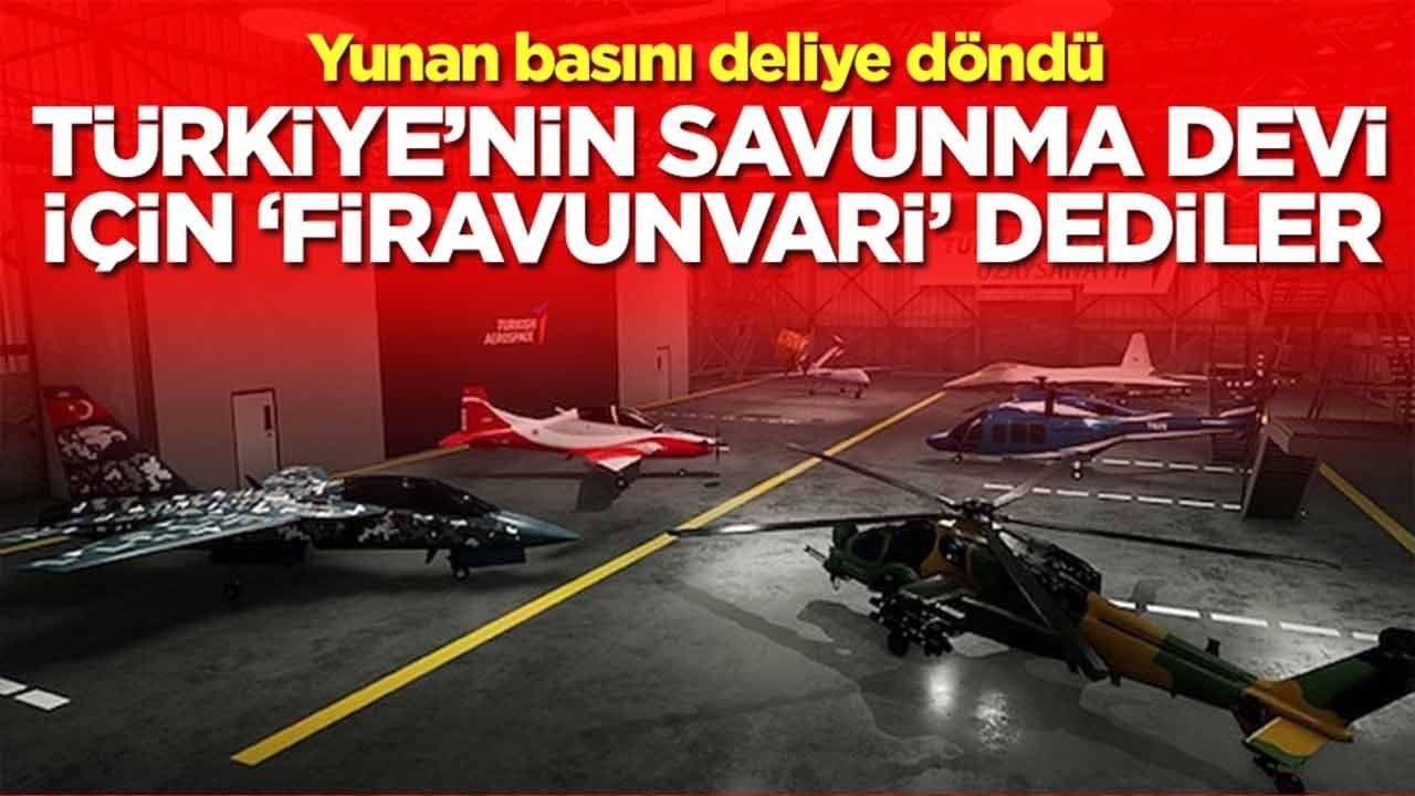 Yunan basını deliye döndü: Türkiye'nin savunma sanayii devi için 'Firavunvari' dedi