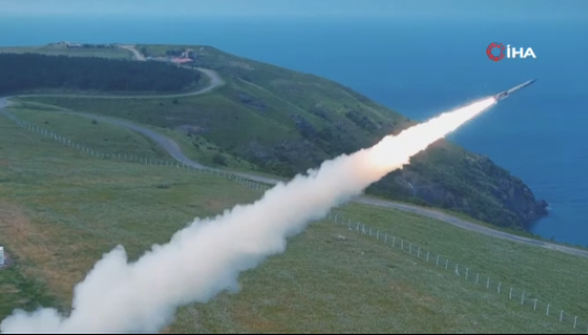 Foto - Yunan korkudan tir tir titreyecek! Türkiye füzeyi ateşledi
