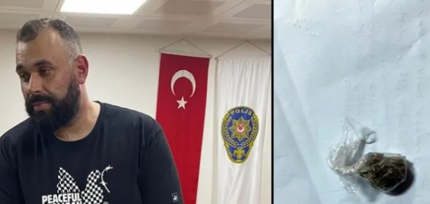 Yunan PAOK taraftarının terör propagandası engellendi: PKK paçavrasıyla kıskıvrak yakalandı!