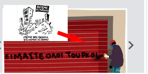 Yunan tarafından Charlie Hebdo'ya görülmemiş Türkiye cevabı! 'Helal olsun komşu' dedirttiler