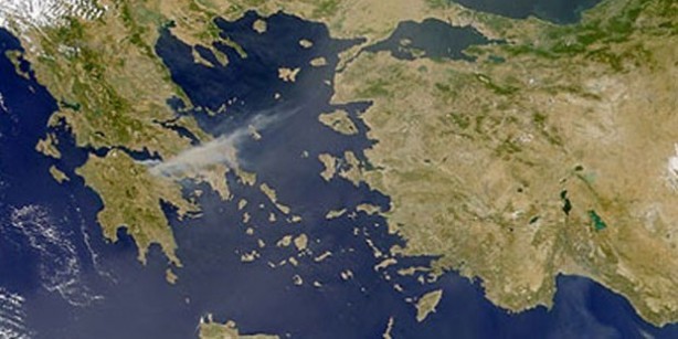 Foto - Yunanistan bu haberle çalkalanıyor: Türkiye toprağımızı işgal etti, Miçotakis tırstı