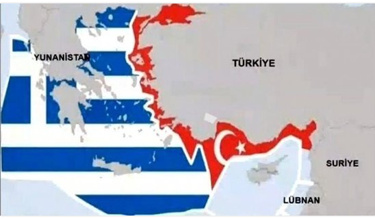 Foto - Yunanistan’da Abdülhamid Han paniği: Skandal harita yeniden gündemde