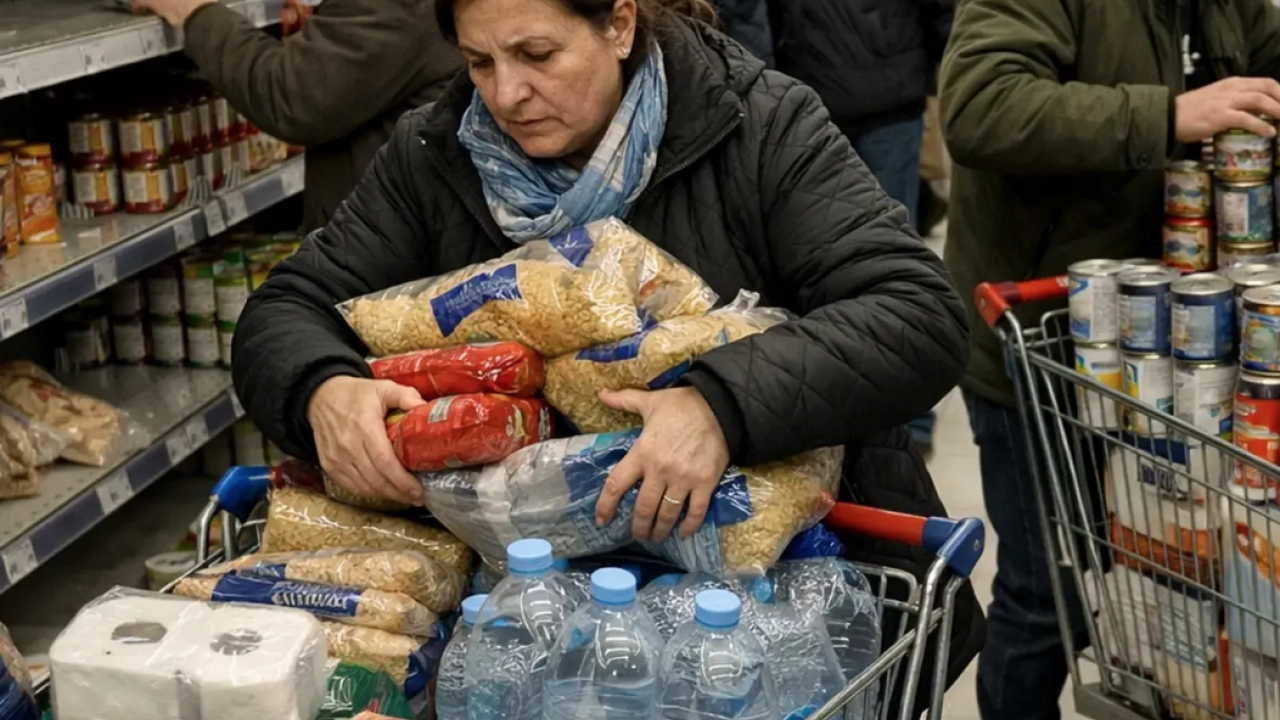 Yunanistan'da kriz büyüyor: Komşuda savaş korkusu: Halk, ürün stoklamaya başladı