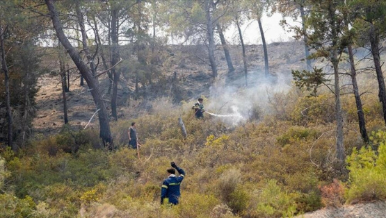 Foto - Yunanistan'da orman yangınları sürüyor: Alevler Türk köylerine ulaştı