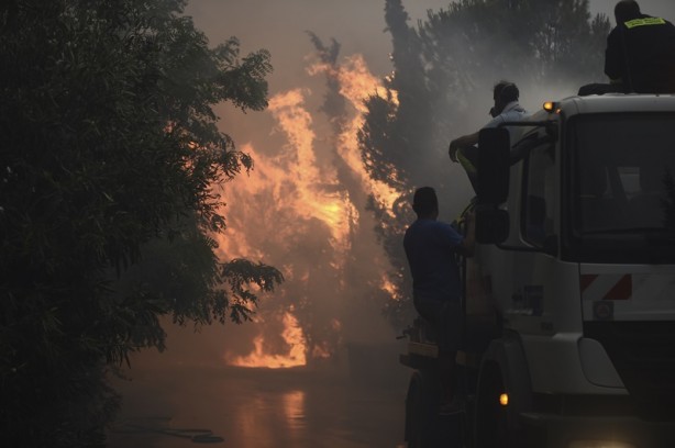 Foto - Yunanistan'da yeni orman yangınları çıktı