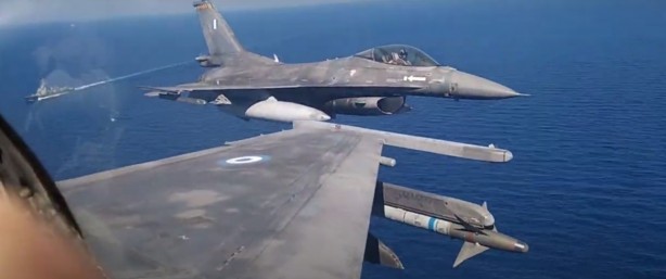 Foto - Yunanistan'dan ABD ile birlikte yeni provokasyon: Doğu Akdeniz'den ilk görüntüler geldi!